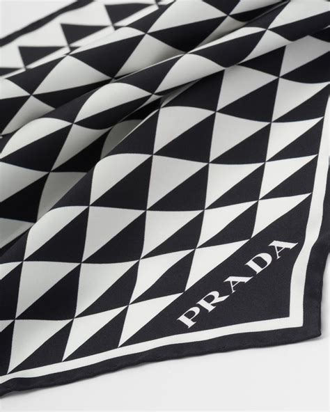 prada scarf mens|Prada twill scarf.